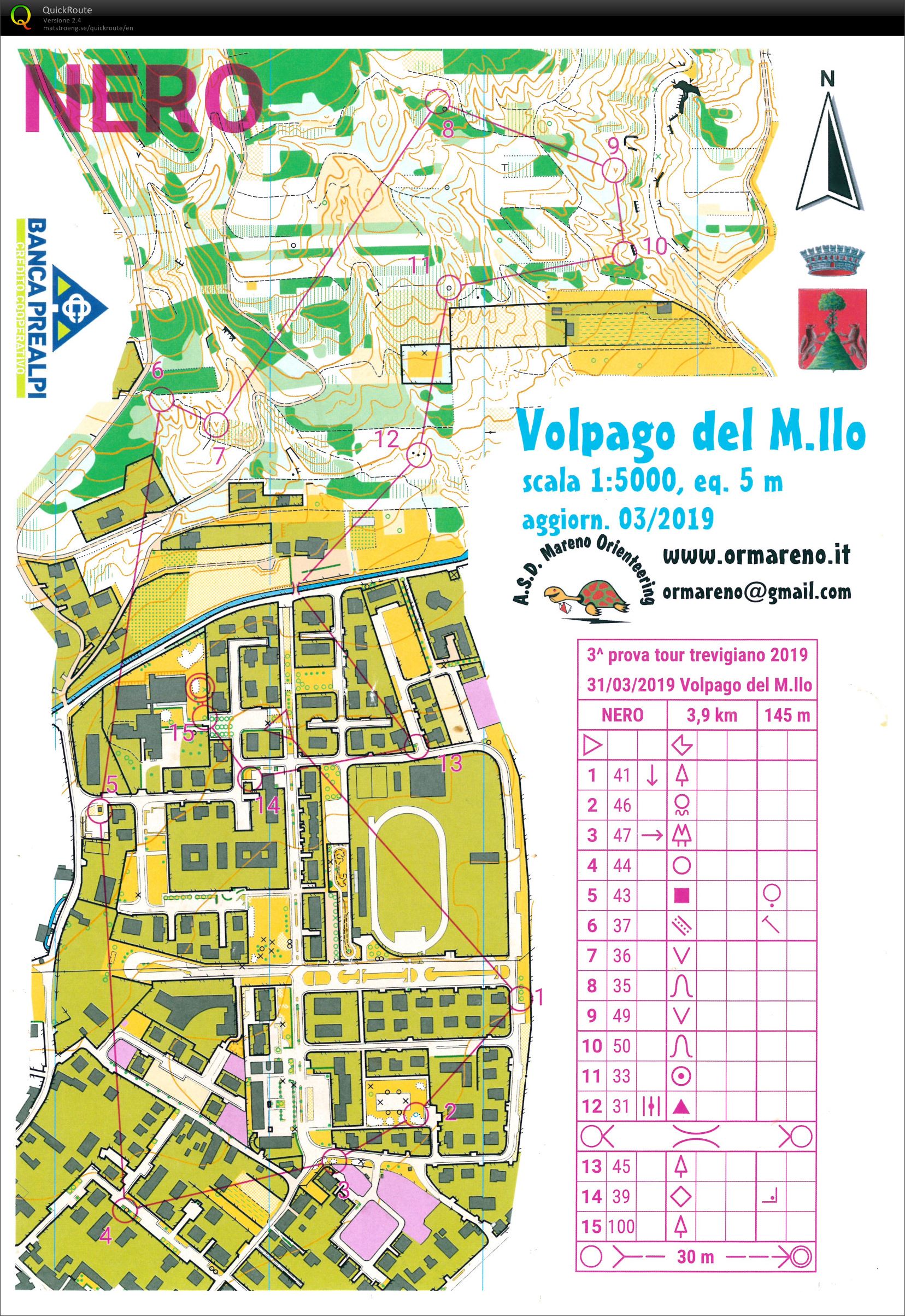 Volpago del Montello - 3 prova o-tour Trevigiano 2019 (31-03-2019)