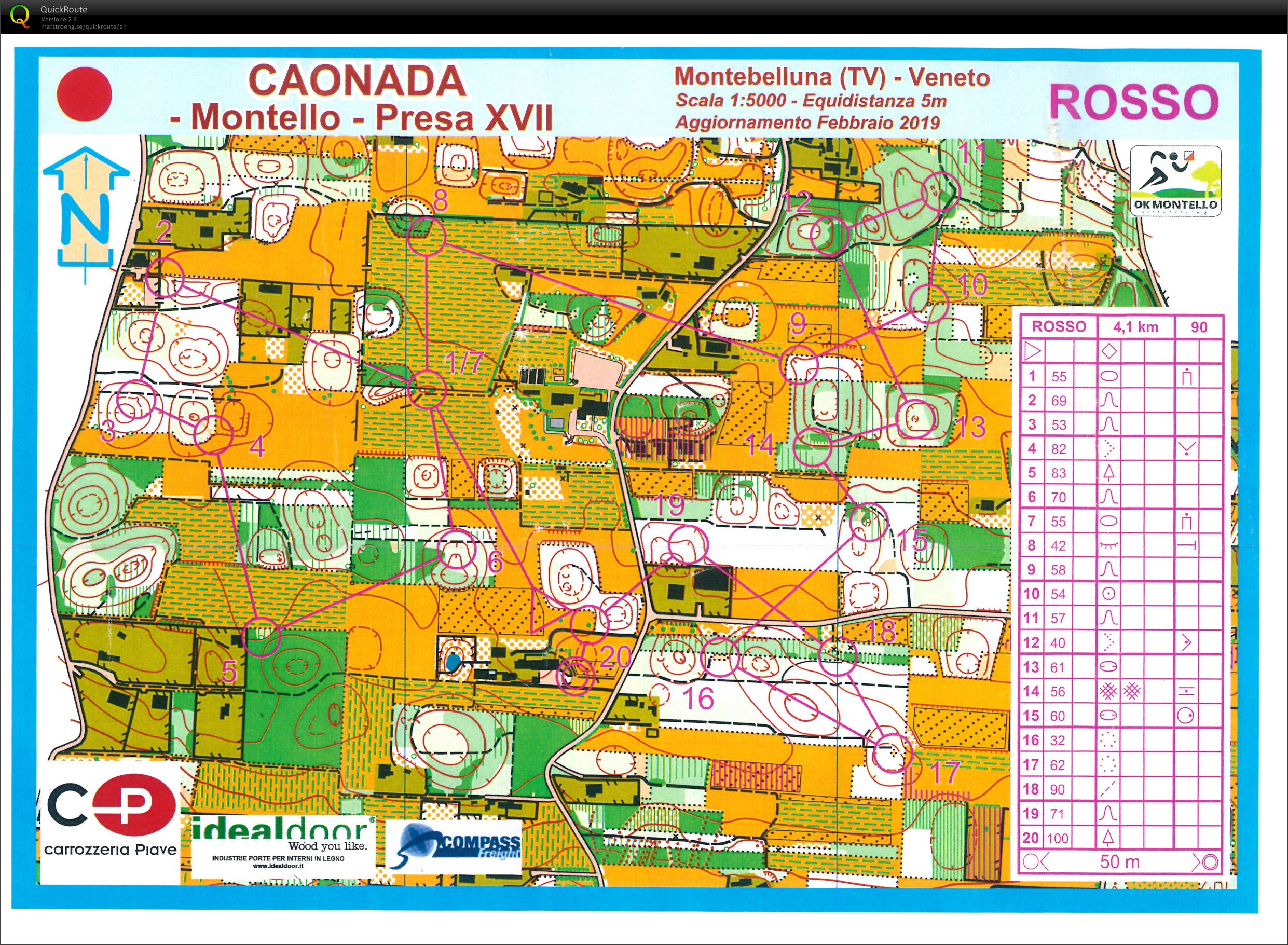 Caonada di Montebelluna, presa XVII - 2 prova o-tour Trevigiano 2019 (03.03.2019)