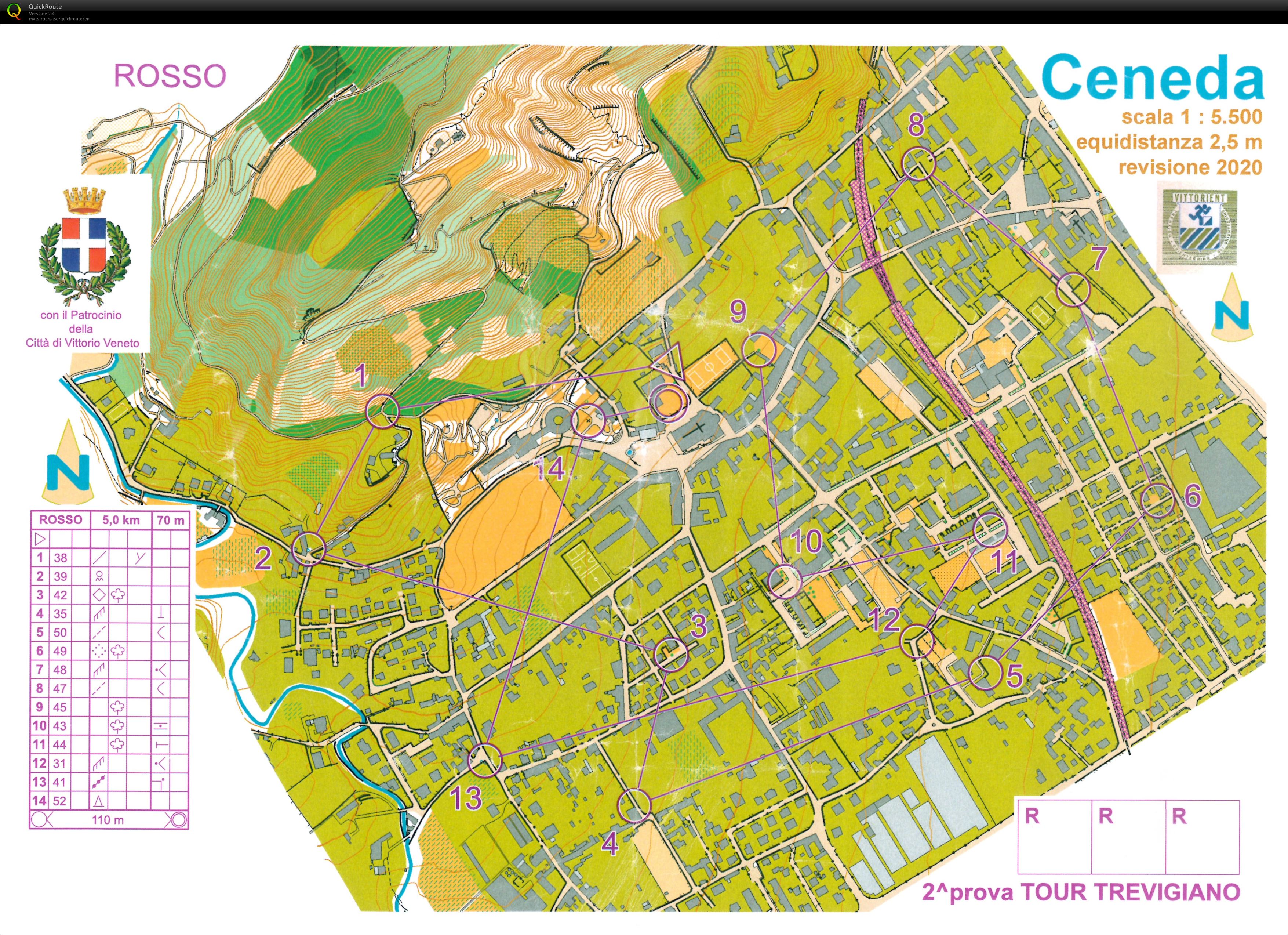 Ceneda - 2 prova o-tour Trevigiano 2020 (2020-02-09)